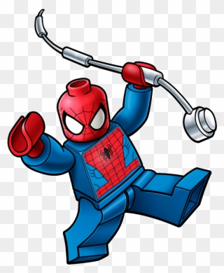 Spider Man Clip Art Images Free - Lego Spiderman Cartoon - Png Download