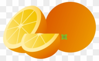 Simple Orange Fruit Clipart Free Clip Art Images - Orange Fruit Shape Png Transparent Png