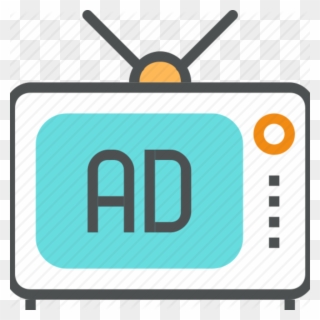 Advertising Clipart Tv Advertisement - Tv Advertisement Png Transparent Png