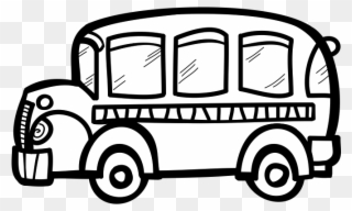Free Clip Art School Bus Free Clipart Images 3 Clipartix - Bus Black And White Clip Art - Png Download