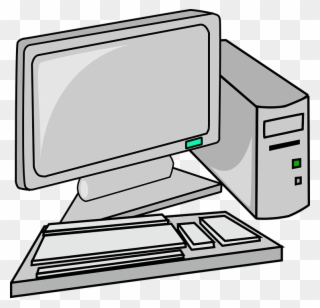 Free To Use Public Domain Desktop Computer Clip Art - Computer Parts Clip Art - Png Download
