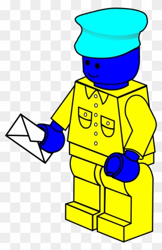 Postman Pictures - Lego Coloring Pages Clipart