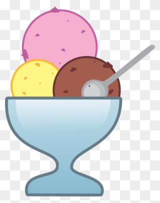 Ice Cream Sundae Clipart - Cute Cartoon Animal Faces - Png Download