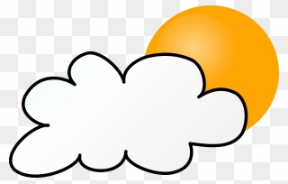 Cloudy Day Simple - Cloudy Weather Clipart