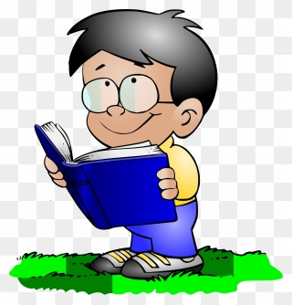 Study Clipart Png - Boy With Book Clipart Transparent Png