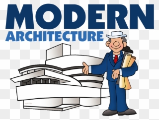 Modern Architecture - Arsitektur Modern Clipart