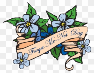 Forget Me Not Day - Forget Me Not Day Clip Art - Png Download