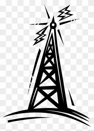 Radio Tower Clip Art Many Interesting Cliparts - Radio Tower Clipart - Png Download