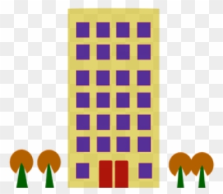 Industrial Clipart - Trigonometry Height Of A Building - Png Download