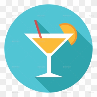 Martini Clipart Mocktail - Flat Icon Drink Png Transparent Png