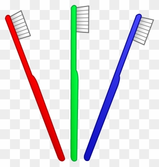 Dental Clipart Free - Clipart Images Of Tooth Brush - Png Download