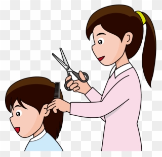 Haircut Clipart - Clip Art Hair Cut - Png Download