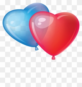 Clip Art, Valentino, Valentines Balloons, Texture, - Transparent Heart Balloon Png