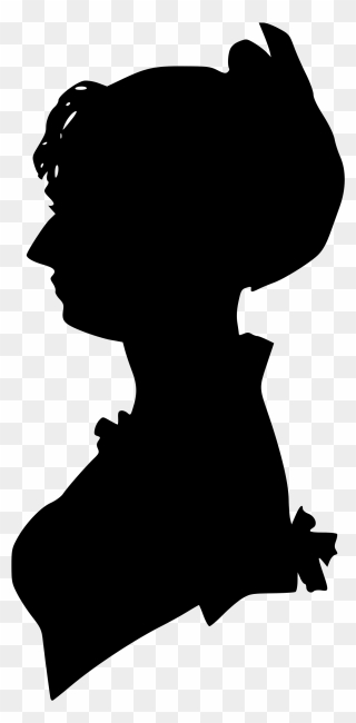 Train Silhouette Clip Art Clipartsco - Old Woman Face Silhouette - Png Download