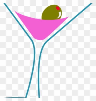 Martini Clipart Mocktail - Martini Glass - Png Download