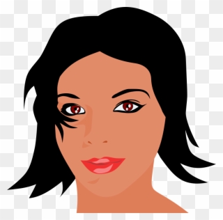 Clipart Woman Face - Woman Face Clipart - Png Download