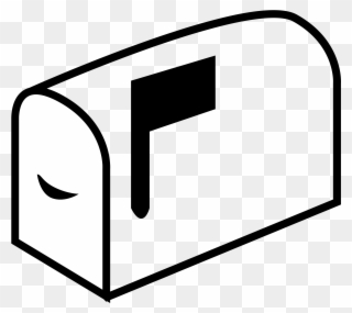 Mailbox Clipart Mail 2 Icon - Draw A Simple Mailbox - Png Download