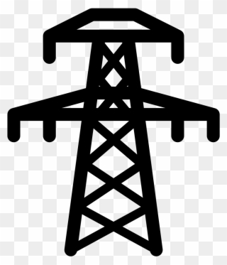 Electricity Clipart Electric Grid - Power Generation Plant Icon - Png Download