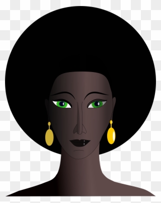 Download Pretty Black Woman Clipart Clip Art - Desenhos De Mulheres Negras - Png Download