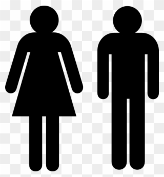 Male And Female Toilet Signs Clipart