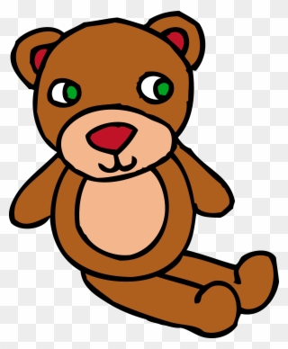 Cute Brown Teddy Bear Toy - Baby Toys Clip Art Transparent - Png Download