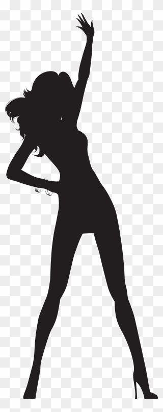 Dancing Woman Silhouette Png Transparent Clip Art Image - Woman Silhouette Transparent Background