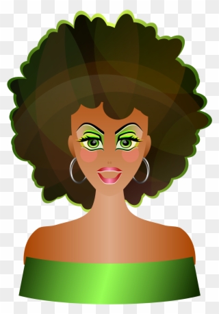 Woman - Natural Hair Clipart