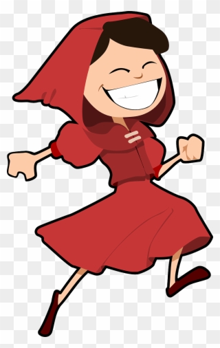 Free Images To Use On Clipart Library - Little Red Riding Hood Happy - Png Download