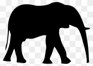 The Elephant - Elephant Silhouette Clipart - Png Download