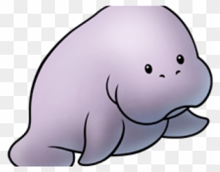 Manatee Clipart - Cute Manatee - Png Download