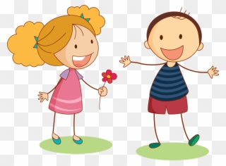 Child Clip Art - Boy And Girl Png Transparent Png