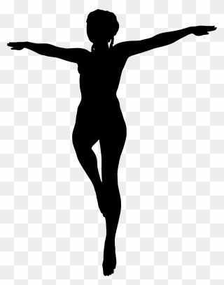 Dance Woman Silhouette Computer Icons Download - Dancing Lady Clipart