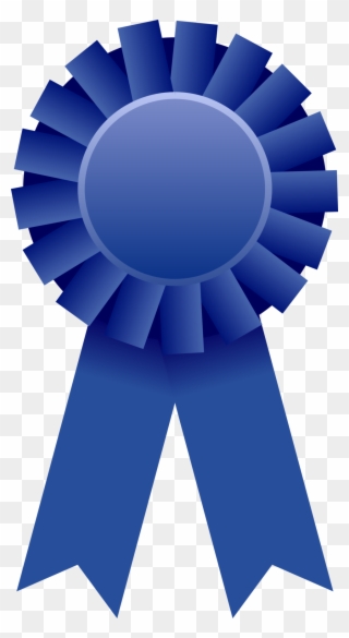 Awarded First Place For Dark/robust Maple Syrup At - Blue Award Ribbon Png Clipart