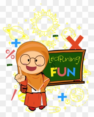 Azzahsaid Kartun Anak Sd Berangkat Sekolah Clipart 1042046 Pinclipart