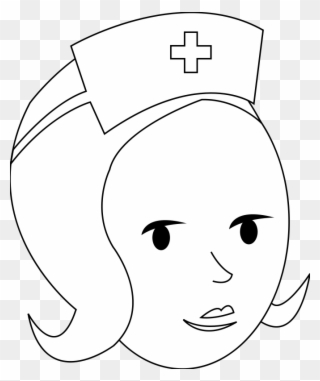 Nurse Clip Art - Nurse Notes Black And White Clipart - Png Download