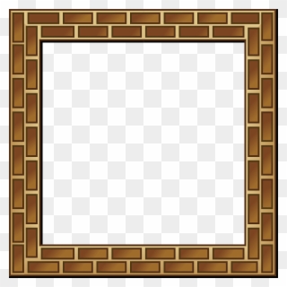 Brick Wall Texture Svg Downloads - Bricks Border Clipart