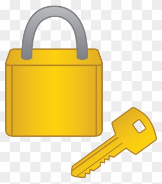 Lock And Key - Lock And Key Cartoon Clipart