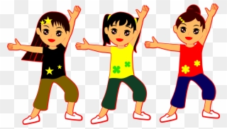 Clipart - Dancing Girls - Dancing Girls Clip Art - Png Download