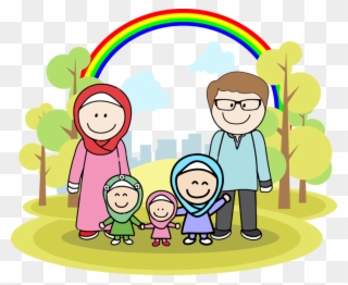 Best Muslim Png Find Wonderful And - Islamic Family Cartoon Clipart
