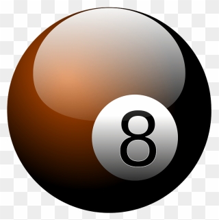 8 - Png 8 Ball Pool Clipart