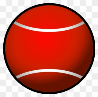Tennis Ball Clip Art Tennis Racket And Ball Clipart - Red Tennis Ball Cartoon - Png Download