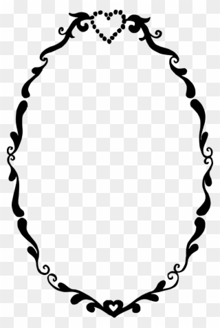 Free Download - Oval Frame Vector Png Clipart