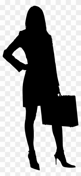 Svg Free Download Battle Dress Flash Of - Businesswoman Clipart Black And White - Png Download