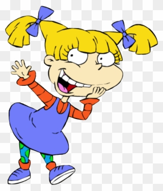 Angelica Rugrats 90s Girl Blonde Caricature 90s - Angelica Pickles Clipart