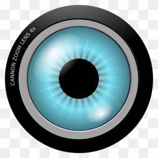 Vector Eyeball Coreldraw - Camera Lens Eye Png Clipart