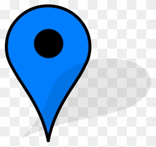 Eye Clip Google - Blue Marker Google Maps - Png Download