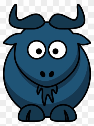 Bull Cartoon Funny - Gnu Cartoon Clipart