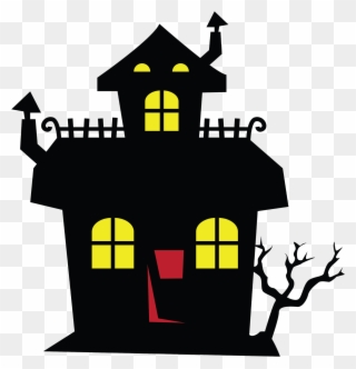 Haunted Mansion Savoronmorehead House - Haunted House Cartoon Free Clipart