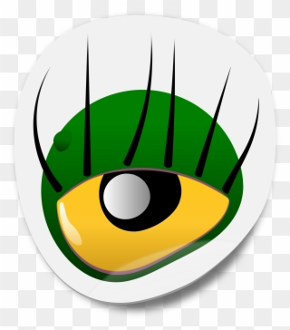 Clipart Cookies Eye - Monster Eye Cartoon - Png Download