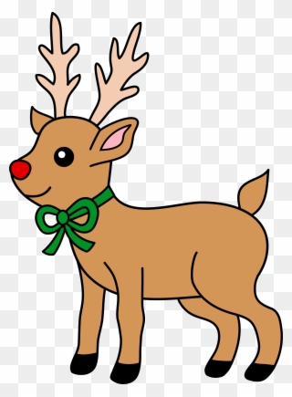 Reindeer Clipart - Rudolph The Reindeer Throw Blanket - Png Download